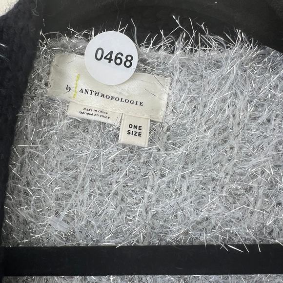 By Anthropologie Tinsel Varsity Cardigan Sweater One Size - Picture 10 of 10